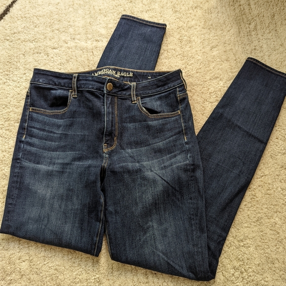American Eagle Outfitters Denim - American eagle hi-rise jegging jeans 12 xlong